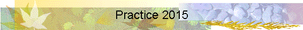 Practice 2015
